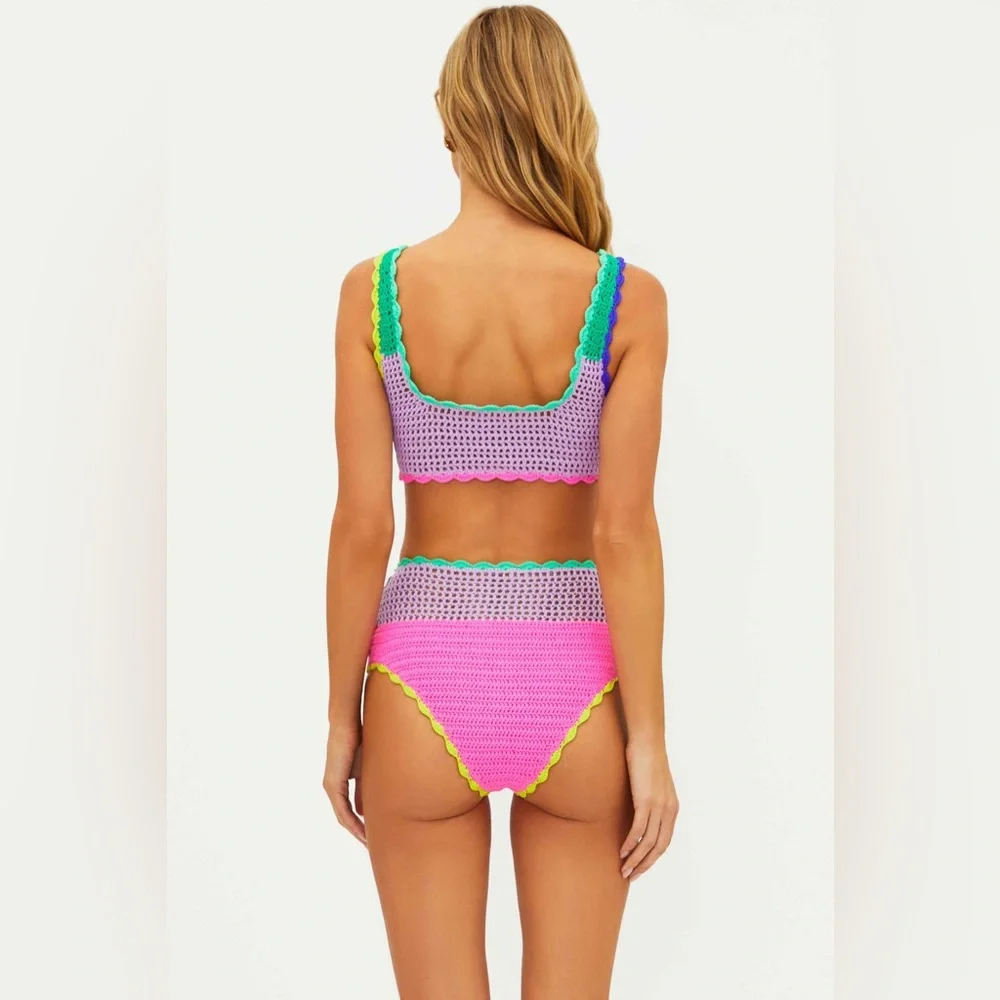 NWT Beach Riot Wyatt Bottom Technicolor Rays - Picture 6 of 9